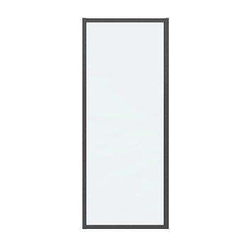 Душевая перегородка Grossman Cosmo 200.K33.02.90.42.00 90х195 стекло прозрачное профиль графит